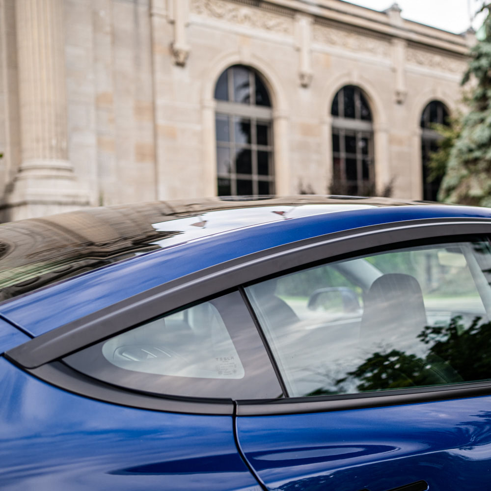 model 3 window visors low profile