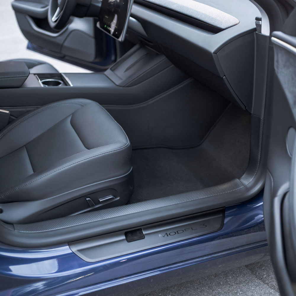Model 3 trunk sill protector guard