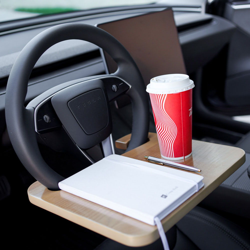 Model 3 Steering Wheel Tray Table Food