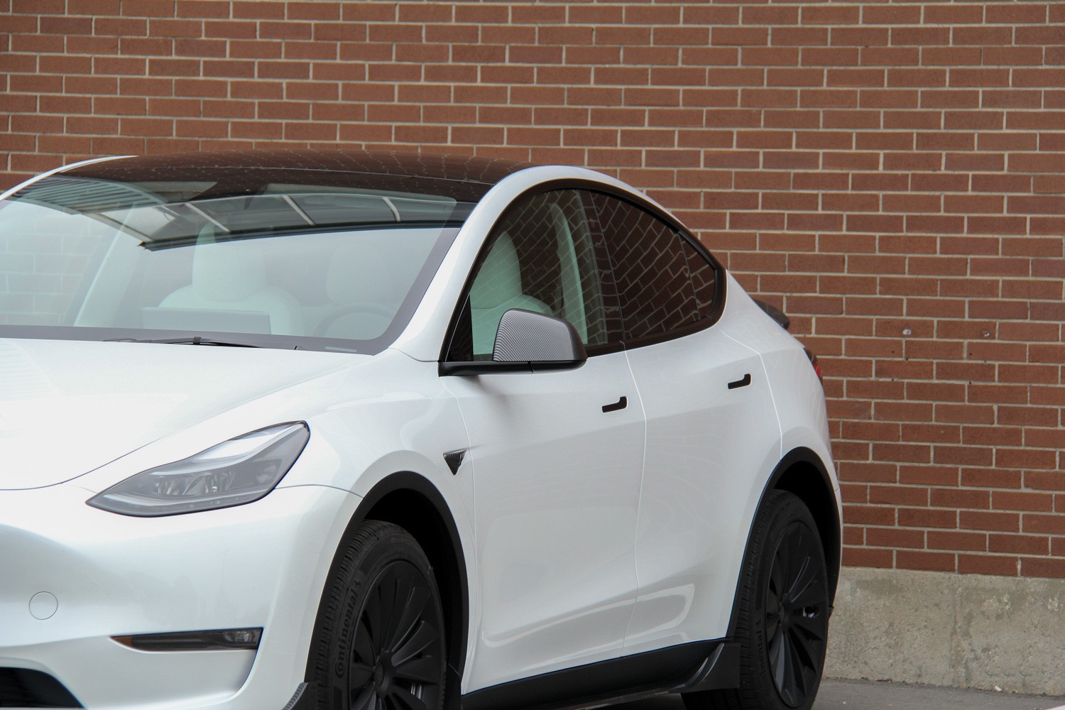 Model Y Side Mirror Covers - Carbon Fiber