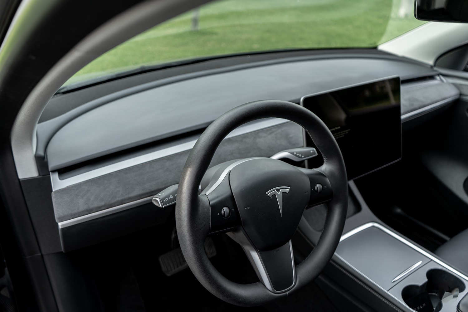 Tesla Model Y Alcantara Dash and Door Trim