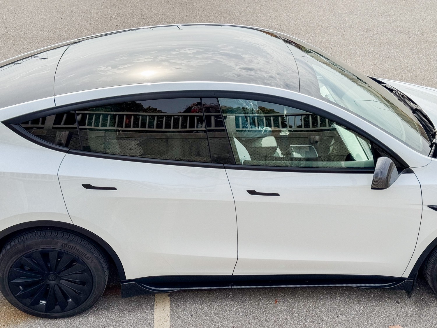 model Y window visors low profile