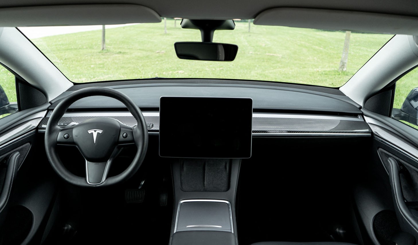 Model 3 Dash cover matte black